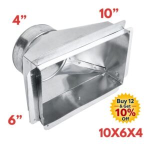STRAIGHT BOOTS WITH FLANGES 10X6X4