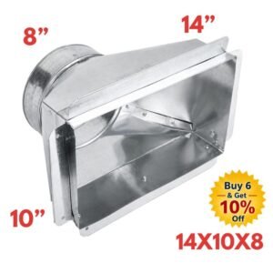STRAIGHT BOOTS WITH FLANGES 14X10X8