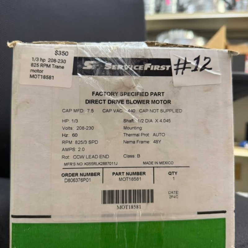 Direct Drive Blower Motor - Image 2