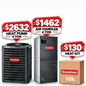 Goodman Heat pump 4 ton complete system