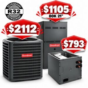 Goodman 4 Ton 14.3 to 15.2 SEER Condenser R-32 Refrigerant