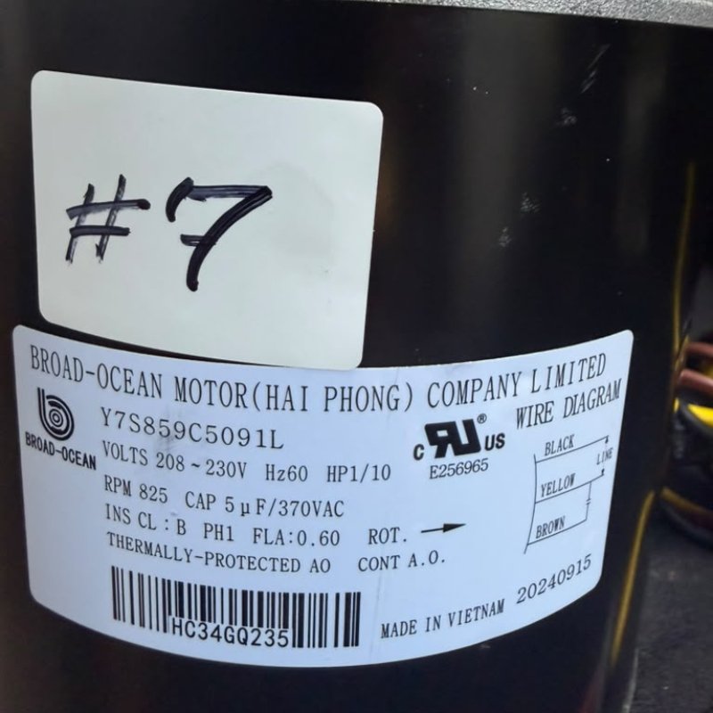 Carrier Condenser Blower Motor - Image 2