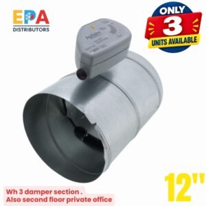 12" Round Barometric By-Pass Damper